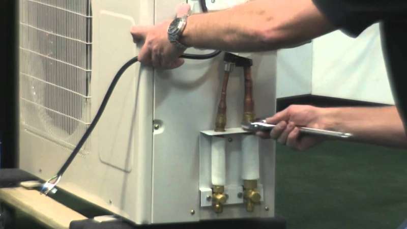 Cleaning and inspecting evaporator and condenser coils